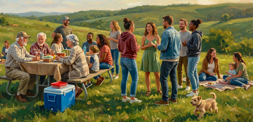 Picnic scene
